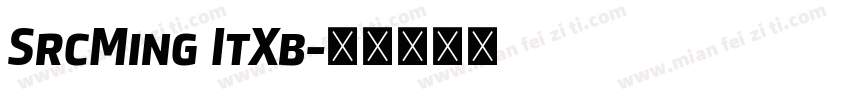 SrcMing ItXb字体转换